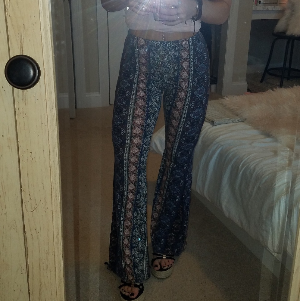 Tribal flare pants